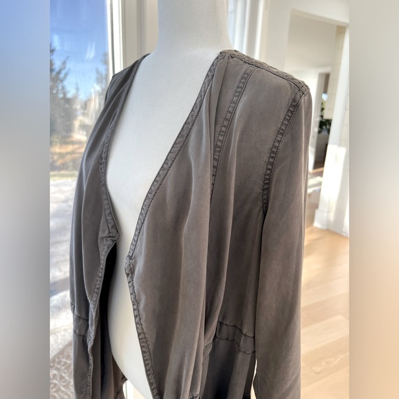 Anthropologie Hei Hei Grey Open Front Jacket - Size Small - Picture 6 of 16